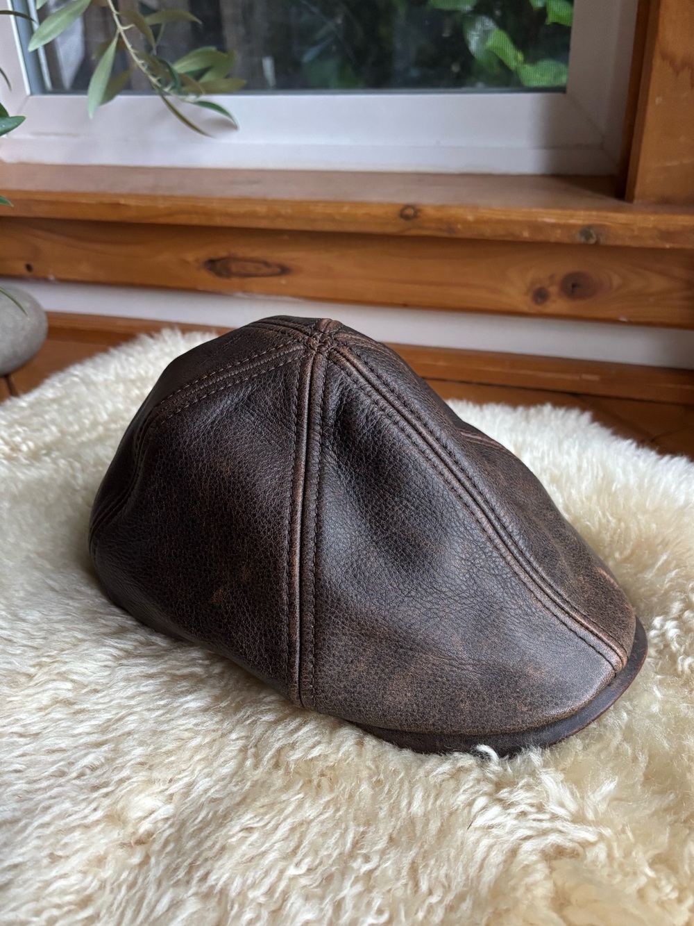 Vintage 2000’s All-Leather Golf Hat/Flatcap